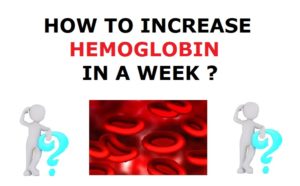How to increase hemoglobin in a week